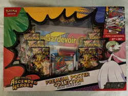 Pokemon Ascended Heroes Premium Poster Collection Mega Gardevoir Factory SEALED - Image 1