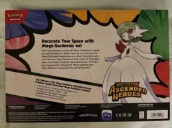 Pokemon Ascended Heroes Premium Poster Collection Mega Gardevoir Factory SEALED - Image 2