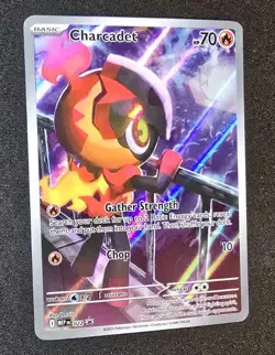 Charcadet 022 Promo Holo Pokemon Phantasmal Flames NM 002 - Image 1