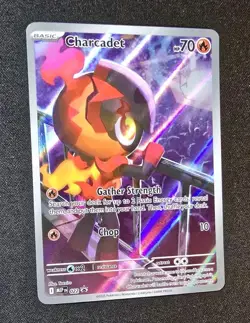 Charcadet 022 Promo Holo Pokemon Phantasmal Flames NM 003 - Image 1