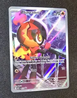 Charcadet 022 Promo Holo Pokemon Phantasmal Flames NM 004 - Image 1