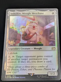 Stiltzkin, Moogle Merchant FFIX Final Fantasy 9 MTG Magic Prerelease Foil - Image 3