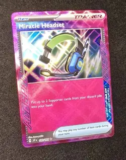 MIRACLE HEADSET 183/191 SURGING SPARKS POKEMON TCG - Image 1