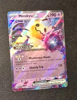Mimikyu ex (Journey Together Stamped) DR Holo 069/159 Pokemon TCG - Image 1