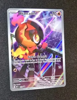Charcadet 022 Promo Holo Pokemon Phantasmal Flames NM 006 - Image 1