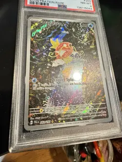 2023 POKEMON PAL EN-PALDEA EVOLVED ILLUSTRATION RARE 203 MAGIKARP PSA 8 - Image 3