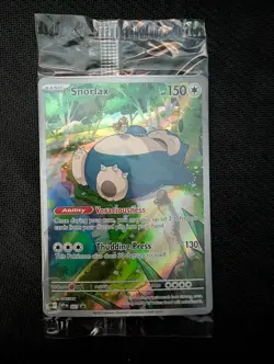 Sealed Snorlax 051 Holo Promo Scarlet & Violet Promo Pokemon Near Mint - Image 1