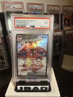 PSA 9 Charizard EX 215 Pokemon Obf En Obsidian Flames 2023 Ultra Rare - Image 3