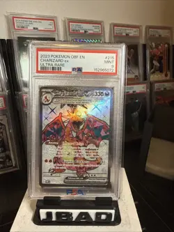 PSA 9 Charizard EX 215 Pokemon Obf En Obsidian Flames 2023 Ultra Rare - Image 4