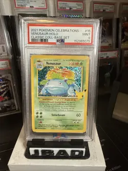 GRADED PSA 9 2021 Pokemon Celebrations Venusaur-Holo Classic Coll-Base Set #15 - Image 4