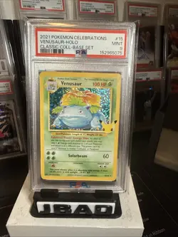 GRADED PSA 9 2021 Pokemon Celebrations Venusaur-Holo Classic Coll-Base Set #15 - Image 5