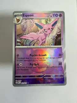 Espeon - 033/131 Prismatic Evolutions POKE BALL Holo Pokemon - NM/MINT - Image 1