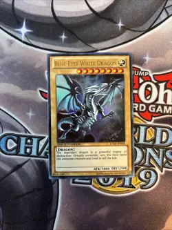 Blue Eyes White Dragon JUMP-EN068 Ultra Rare Limited Edition Yugioh VLP (CS) - Image 1