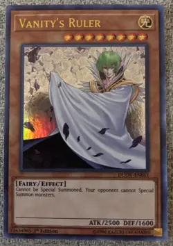*** VANITY'S RULER *** ULTRA RARE DUOV-EN061 MINT/NM YUGIOH! - Image 1