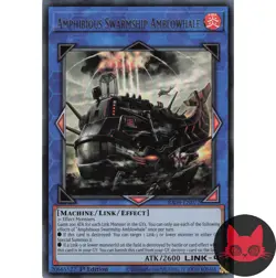 Yugioh Amphibious Swarmship Amblowhale RA04-EN077 Ultra Rare 1st Edition NM - Image 1