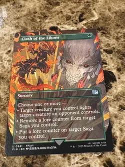 CLASH OF THE EIKONS Magic the Gathering MTG Final Fantasy Borderless - Image 1