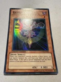 Yu-Gi-Oh Battle Fader CT07-EN009 Super Rare Limited Edition Heavy Play B - Image 1