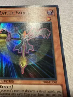 Yu-Gi-Oh Battle Fader CT07-EN009 Super Rare Limited Edition Heavy Play B - Image 5