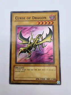Curse of Dragon LOB-066 The Legend of Blue Eyes White Dragon Unlimited YuGiOh - Image 2