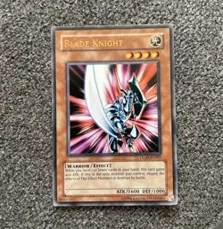 Blade Knight DL09-EN007 Rare Yugioh Orange Text - Image 1