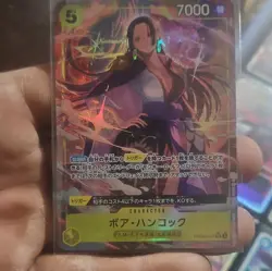 Bandai One Piece Card Game Boa Hancock PRB02-017 Holo Character Card JP - Image 1