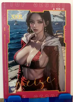Boa Hancock One Piece SSR Card Goddess Story Charming Color Mei Se Waifu SSR-20 - Image 1
