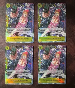 4x Donquixote Rosinante OP12-108 One Piece CG Illustr Box Vol.6 SR Promo (MINT) - Image 2