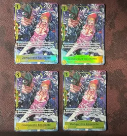 4x Donquixote Rosinante OP12-108 One Piece CG Illustr Box Vol.6 SR Promo (MINT) - Image 3