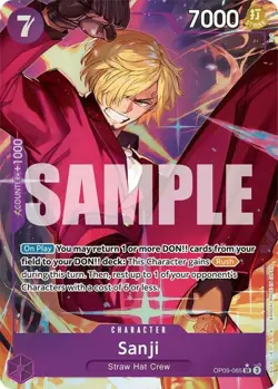 One Piece Sanji (Parallel) - OP09-065 - SR - Foil, Near Mint Emperors in the New - Image 1