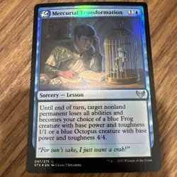 Mercurial Transformation - Foil x1 - STX - NM MTG Eng 047 - Image 1