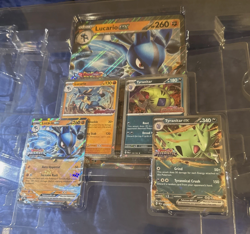 Pokemon Stamped Promos Prismatic Evolutions Lucario Tyranitar ex Premium Box - Image 1