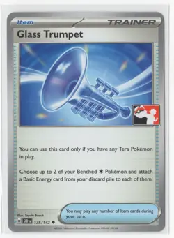 Pokemon Prize Pack Series 7 Glass Trumpet 135/142 - PLAY STAMP - Image 1