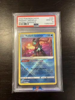 2022 Pokemon SWSH Astral Radiance Radiant Greninja #046/189 PSA 10 GEM MINT - Image 4
