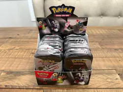 Pokemon Unova SV10.5 Mini Tin Display - 8 Sealed Tins - Black Bolt White Flare - Image 1