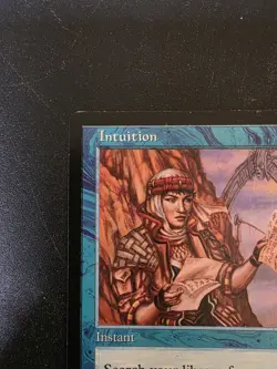 Intuition Tempest Regular Instant Blue Rare April Lee 70/350 1997 MTG - Image 2