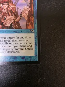 Intuition Tempest Regular Instant Blue Rare April Lee 70/350 1997 MTG - Image 4
