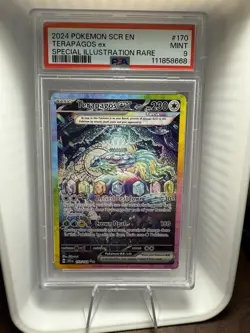 Pokemon TCG Terapagos EX Stellar Crown 170/142 Special Illustration Rare - Image 1