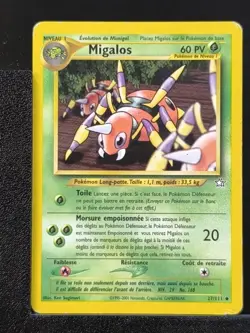 Carte Pokemon Migalos 27/111 Unlimited Ed 2 Neo Genesis Wizards 5 - Image 2