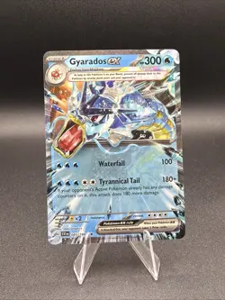 Pokemon Gyarados EX TCG Double Rare Holo Card 045/198 Scarlet & Violet Base Set - Image 1