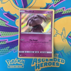 Snubbull 15/18 Holo Detective Pikachu Pokemon TCG Card - Image 1