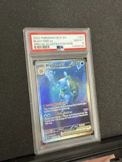 2023 POKEMON MEW EN-151 SPECIAL ILLUSTRATION RARE #200 BLASTOISE EX PSA 10 - Image 2