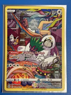 Oranguru TG12/TG30 Brilliant Stars Trainer Gallery Ultra Rare Pokemon +CardSaver - Image 1