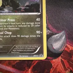 Pokemon TCG Haxorus BW57 Holo Black Star Promo Card Authentic, Ungraded - Image 3