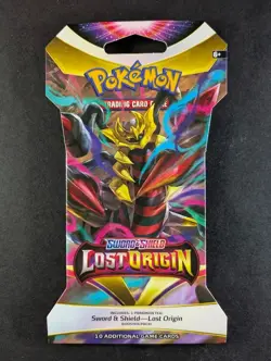 2022 Pokemon Lost Origin (Giratina) Factory Sealed Sleeved Booster Pack - Image 1