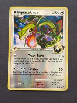Pokemon Rayquaza C 8/147 Reverse Holo Supreme Victors Lightly Played - Image 1
