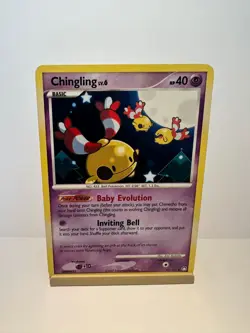 Chingling 42/123 Uncommon Mysterious Treasures Pokemon Moderately Played - Image 1