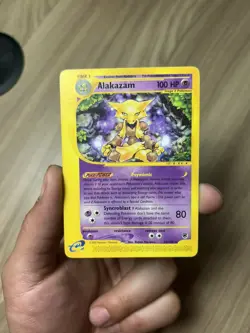 Alakazam 33/165 Non-Holo Rare Expedition E-Reader WOTC Pokemon 2002 - NM - Image 1