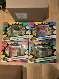 Pokemon Ascended Heroes Mega EX Box Feraligatr Emboar Meganium With Case Box - Image 1