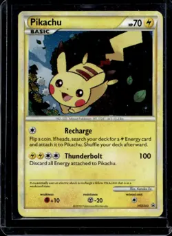 2010 Pokemon HGSS Black Star Promos Pikachu #HGSS03 - Image 1