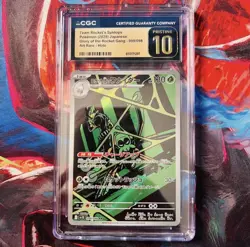 Pokemon Team Rocket's Spidops #099/098 Sv10 Art Rare CGC 10 Japanese - Image 1